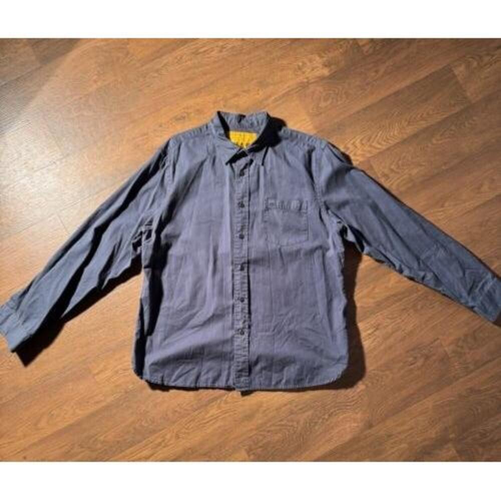 Dockers Mens Shirt Size Large Blue Outdoors Khaki